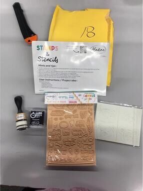 Aladine cutie stamps set in punch lines new in package from HSN